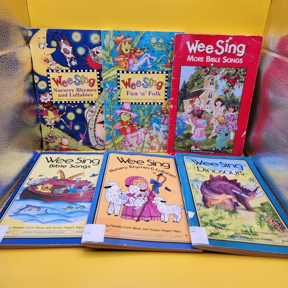 Other - 6 Wee Sing Book Lot Christian Religious Children's Singing Paperback